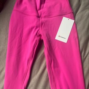 Lululemon pink Align HR pant 28"